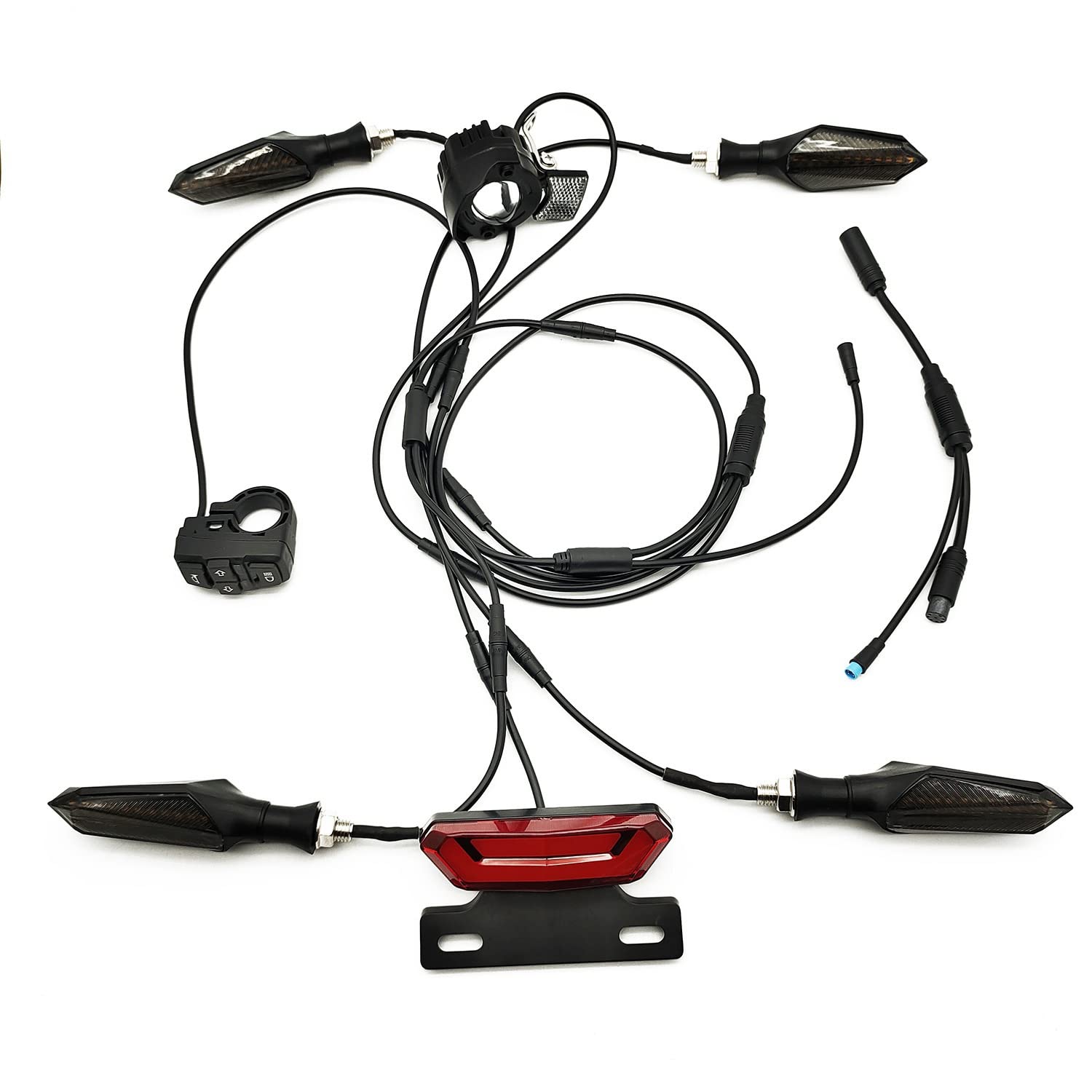 2x Para Bicicleta Elétrica Bbs01 Bbs02 24v/36v/48v Frontal