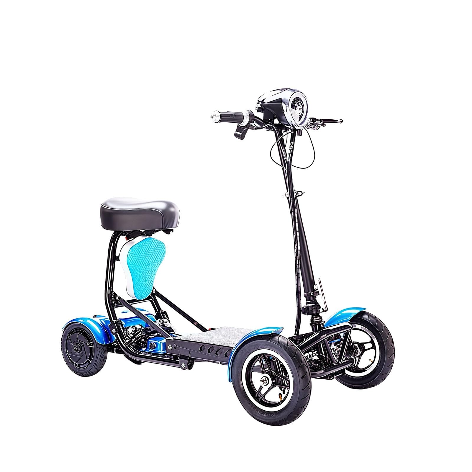 Scooter Auto Folding Electric Portable Portable Long Range Mobility Scooter Comfortable and Foldable Design 20KM Range 4 Wheel