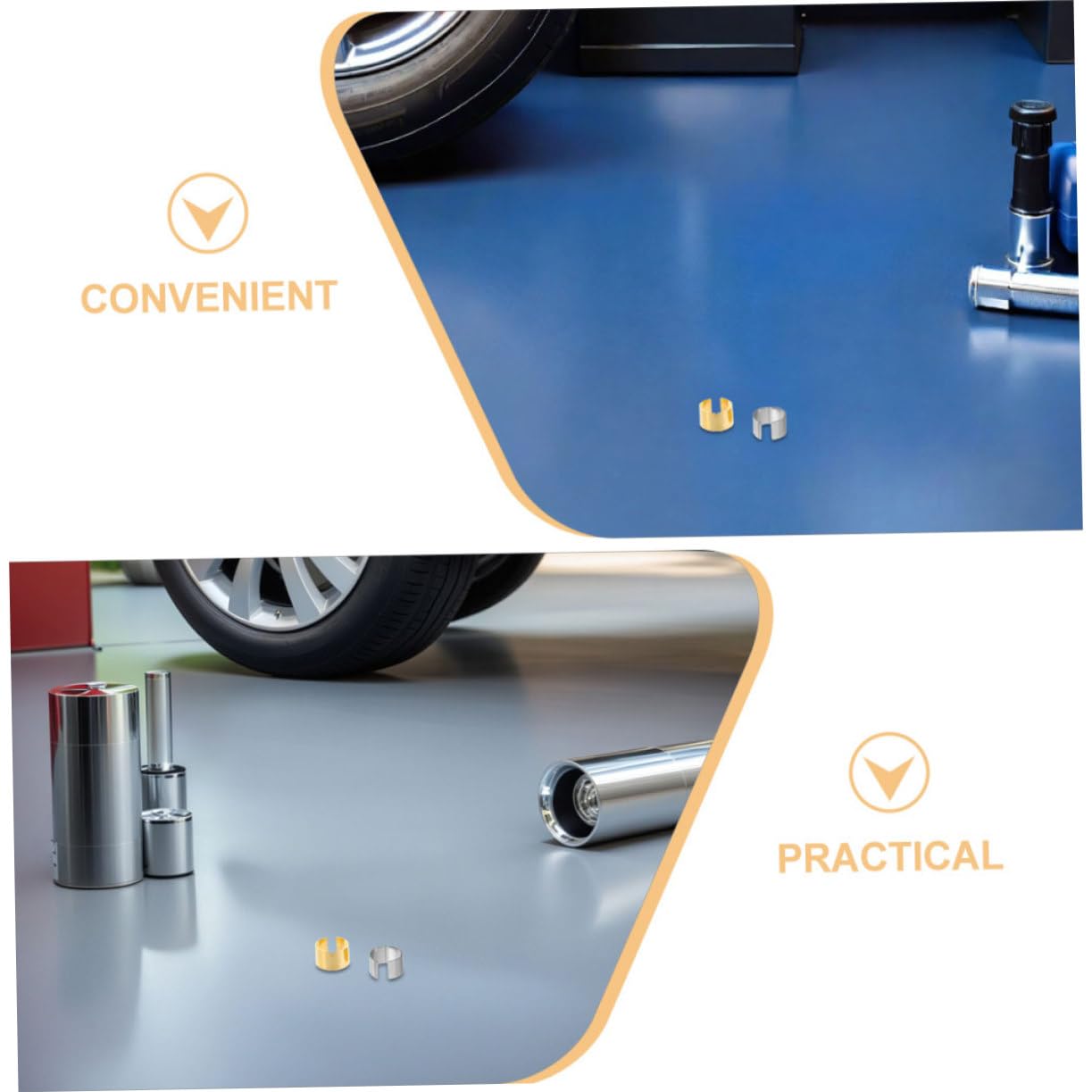 MAGICLULU Manchons Adaptateurs de Batterie Voiture 12pcs en Alliage Haute Conductivité, Compatibles Universellement, Accessoires pour Câbles Batterie et Cales de Bornes