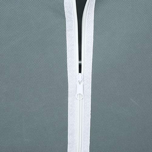 Draagbare kleding garderobe, Rits Type niet-geweven stof kleding garderobe vouwen kleding kast plank opslag Organizer - Image 8