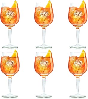 Aperol Spray Glasses 450 ml Set of 6