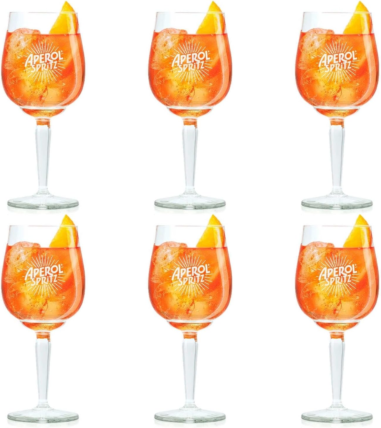 Aperol Spray Glasses 450 ml Set of 6