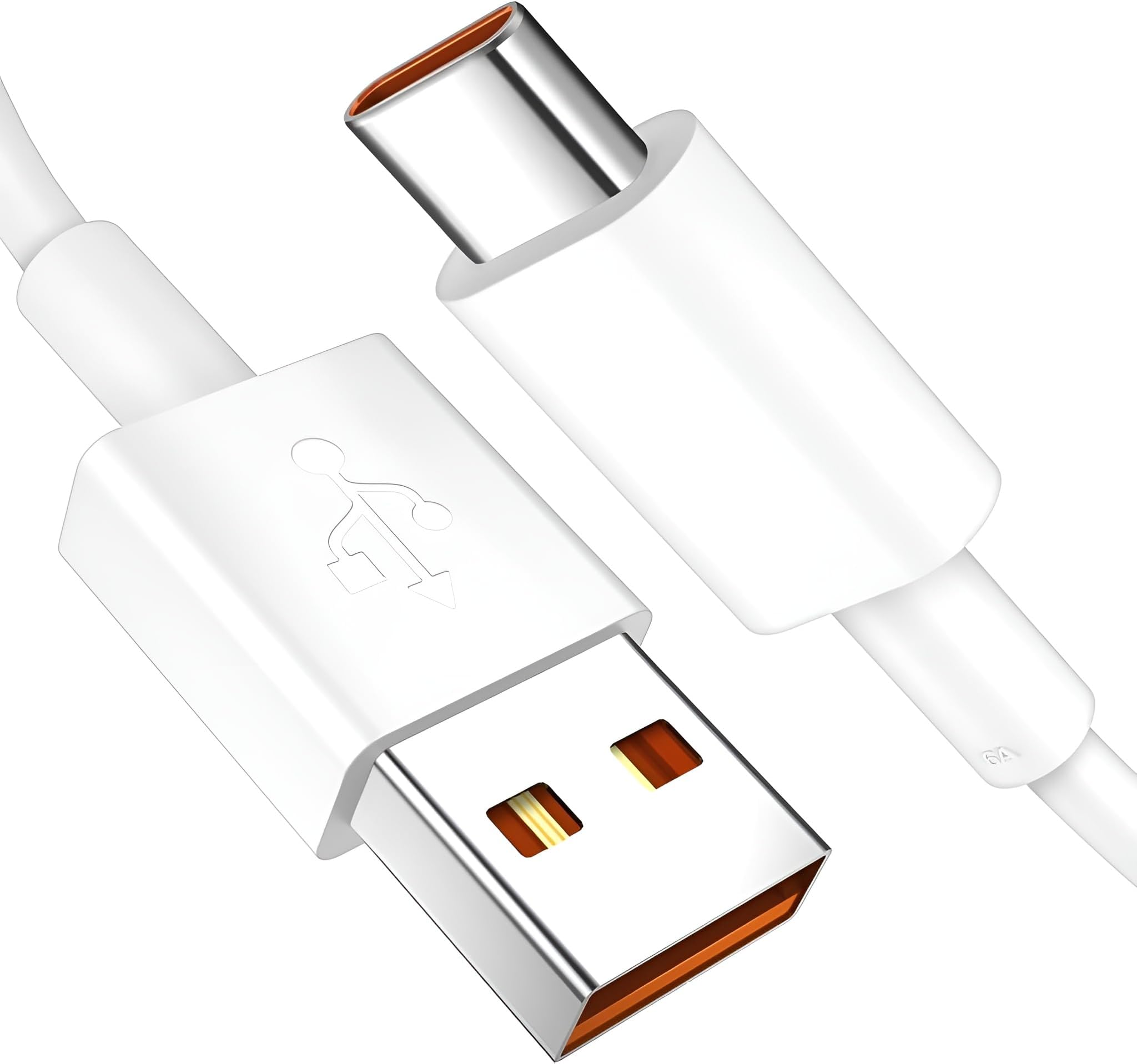 SHOQU 67W Type C Quick Charge High-Speed & Data Transfer Cable for 15 Ultra/15/14 Ultra/14/ Note 14 Pro+/14C/15C/Note13 Pro+| Smartphone,Laptop| Support 33W USB-C Turbo Charger, White