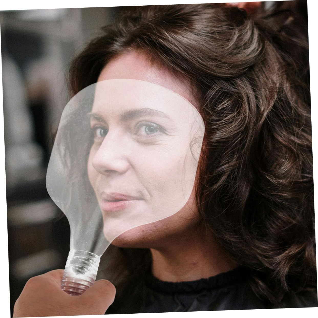 4 Pezzi Maschera Protettiva per Parrucchiere con per Spray e Protezione Irritazione per e Domestico