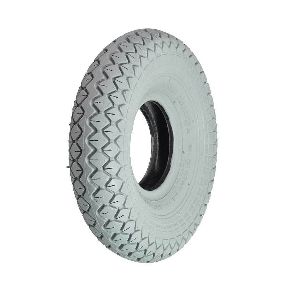Monster Motion 4.00-5 Pneumatic Mobility Tire with Diamond Knobby Tread : Health & Household
