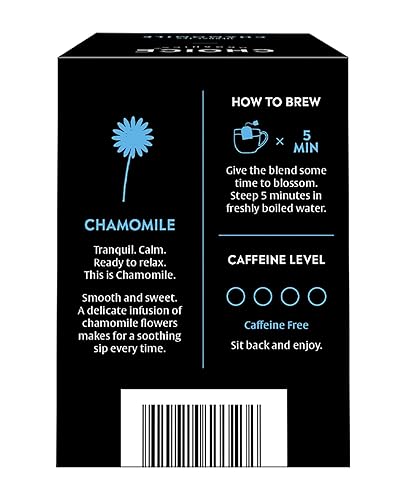 Miniatura 2 de Choice Organic Teas Té de manzanilla, compostable, sin cafeína, 48 bolsas de té de hierbas orgánicas (paquete de 3)