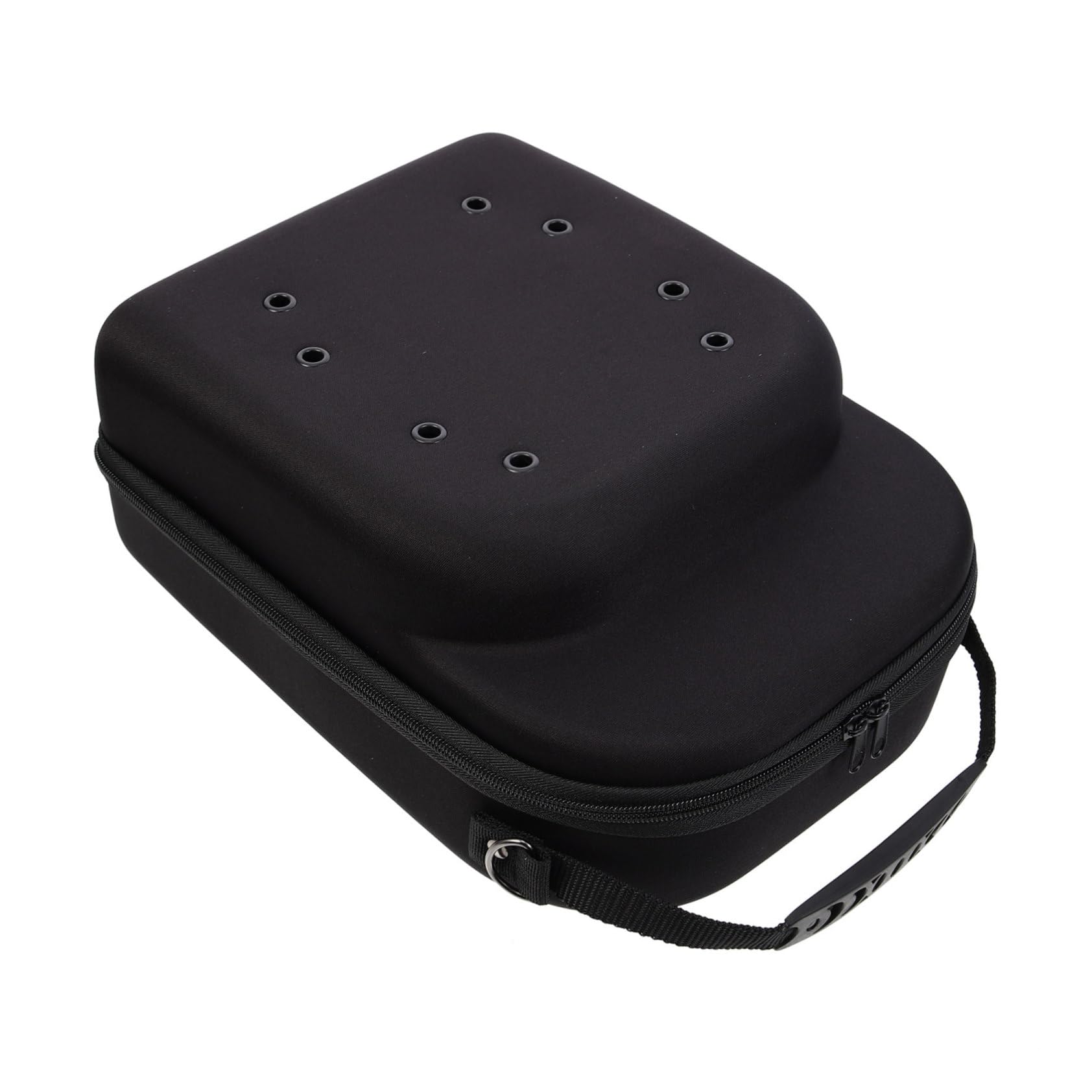 Cabilock Baseball Hat Case Eva Material Travel Baseball Caps Carrier Breathable Organizer Protective Box for Hats Black