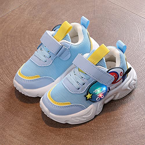 sfdgfhyf Toddler Low Heel Sneaker Children Sports Shoes Light Shoes Small White Shoes Light (Grey, 5-5.5 Years Little Child)2