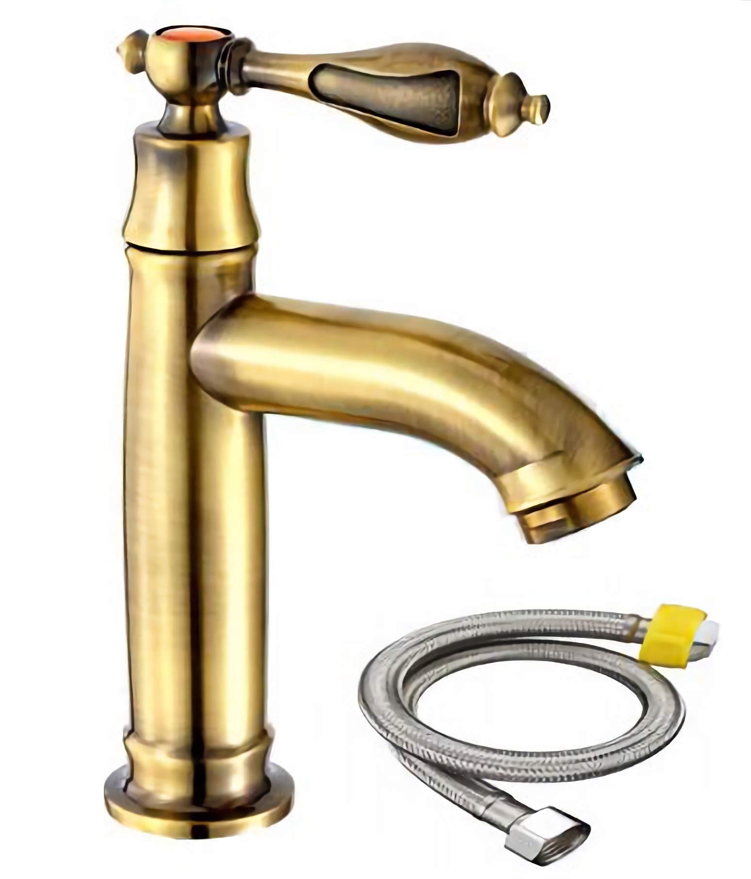 北欧アンティーク風 真鍮蛇口　洗面用 トイレ 手洗い 水栓 シングルレバー 楽天市場】キッチン 蛇口 洗面用 アンティーク 混合水栓