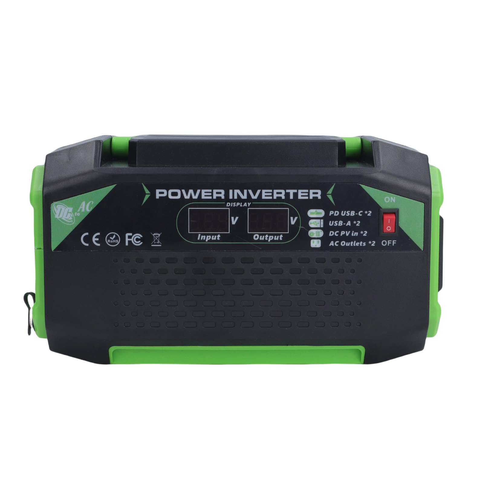 WW 300W Inverter a onda sinusoidale modificata da 12V a Inverter solare per auto con doppia presa USB universale Display LCD per campeggio esterno EEE