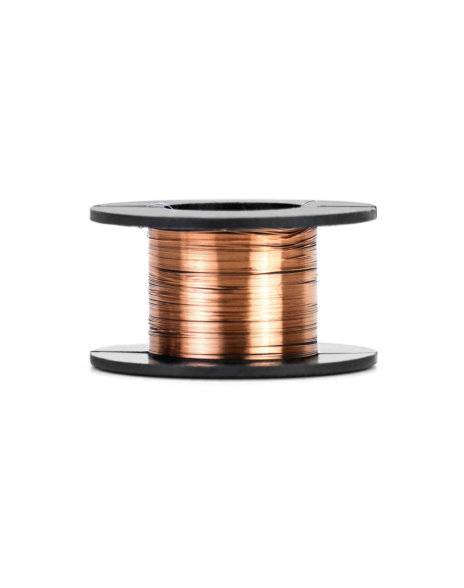 QWORK 25 Piezas Alambre de Cobre Esmaltado 0.1mm 8M Longitud, Alambre Magneto para Conexiones Soldaduras