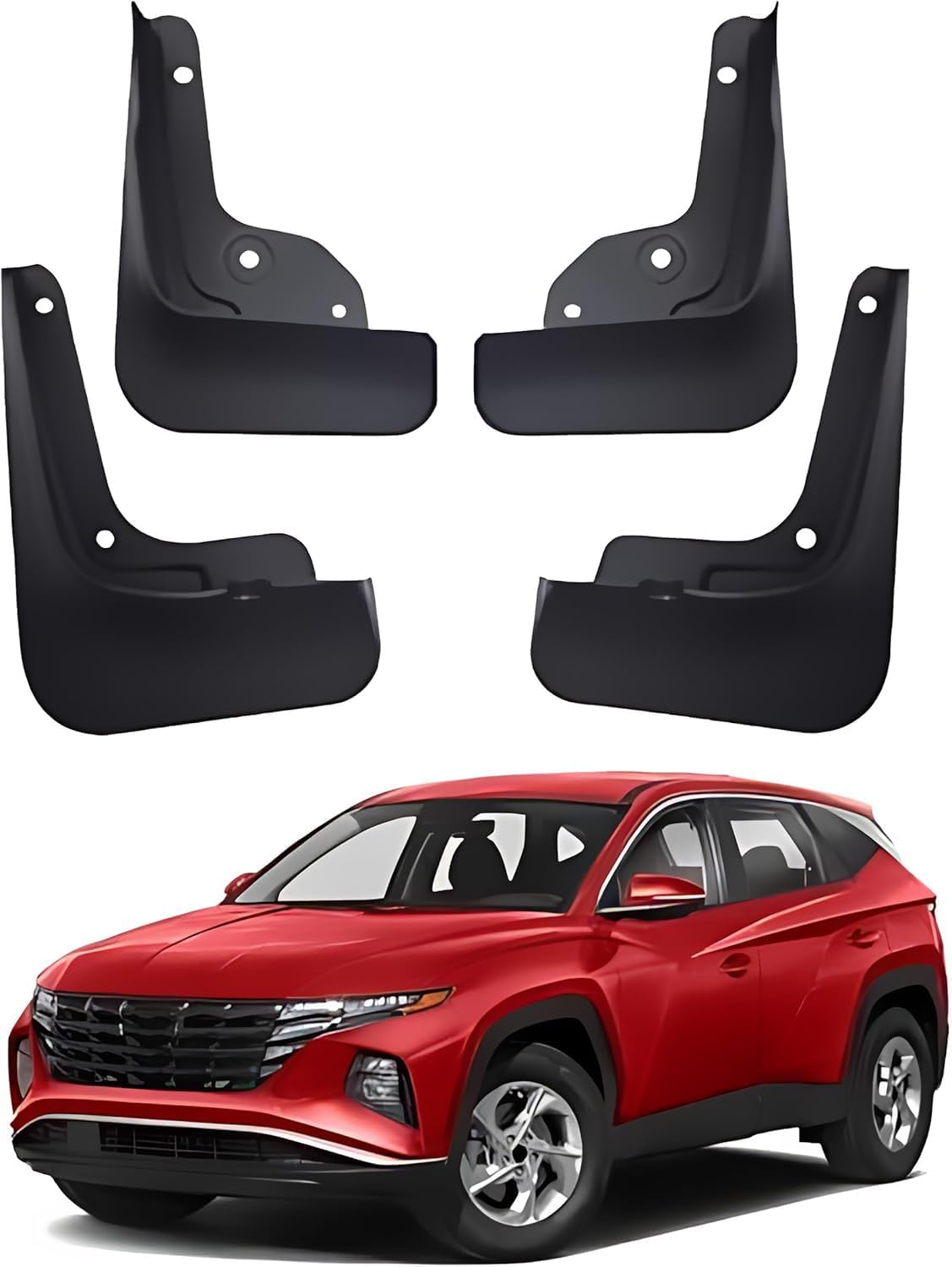 Mud Flaps for 2022 2023 2024 Hyundai Tucson NX4 Accessories, All-Weather Fender Front, Front and Rear Mud Flaps