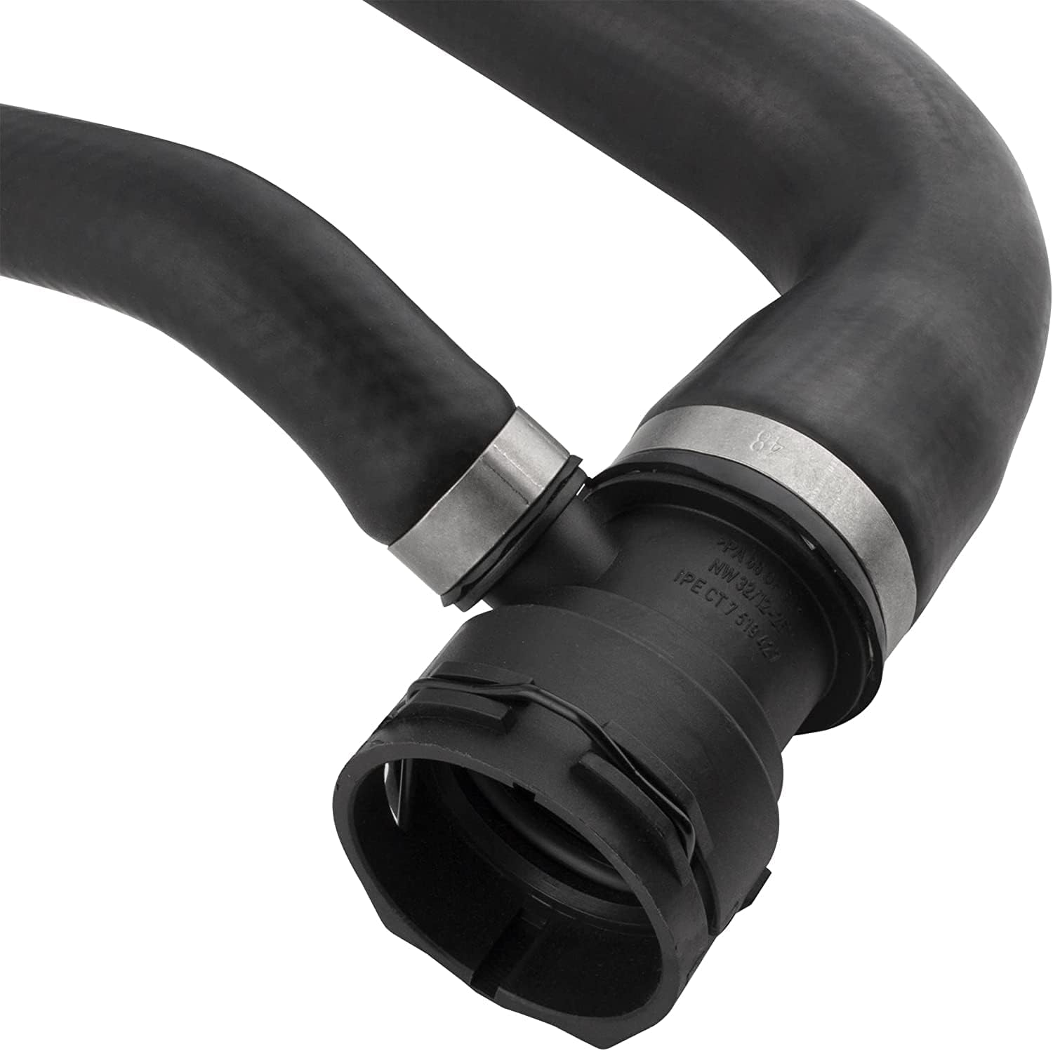 Radiator Hose Water Coolant Pipe Fit For BMW E82 E84 E88 E90 E91 E92 E93 118i 120i 316i 318i 320i X1 Replace# 17127531768, 17 12 7 531 768