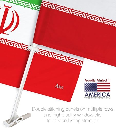 Miniatura 104 de Bandera de Estados Unidos con poste para coche, bandera para carros, 2 unidades, bandera de América, capó para auto, 4 de julio, decoración