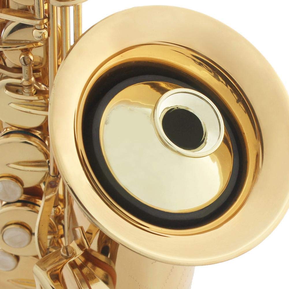 Kit Saxophone 4 en 1 Sax Mute Pads Brosse de Nettoyage pour Kits de Saxophone Alto