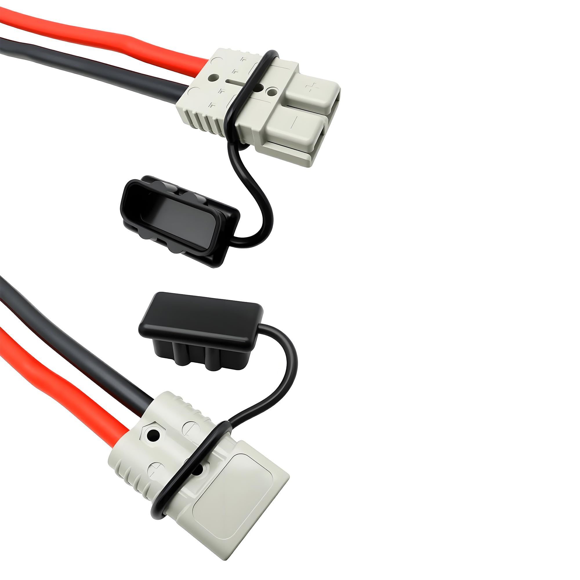 SB175-SB175 SB175 - Cable adaptador Anderson gris a SB175 gris SB175, adaptador de conector Anderson resistente de 1 pie 1/0 AWG, apto para generador solar, inversor, cabrestante, camión, RV