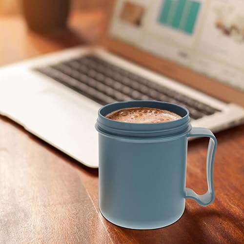 Miniatura 8 de DOITOOL Taza de sopa para microondas con tapa y cuchara, taza de sopa con asa, taza de cereales portátil para sopas de desayuno, fideos, leche,