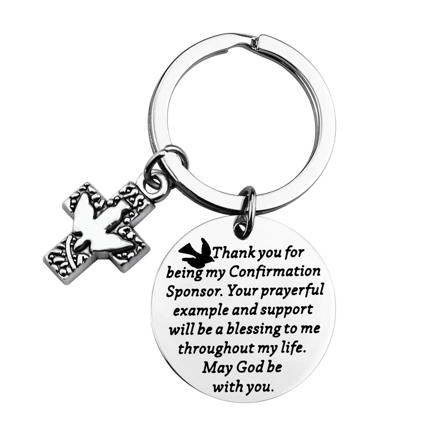 TIIMG Confirmation Sponsor Keychain Thank You for Sponsor