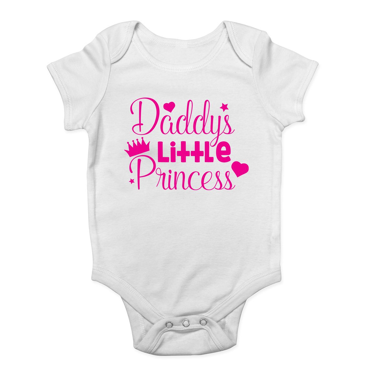 Daddy's Little Princess Pink Cute Baby Vest Bodysuit