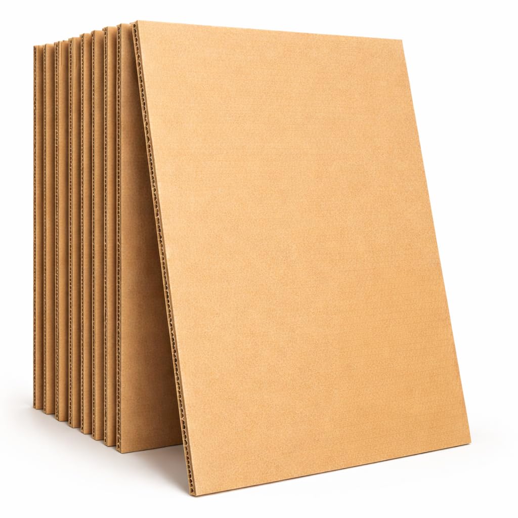 Imballaggi Point - Carton rigide pour automobile 80 x 120 cm, épaisseur 3 – 3,5 mm, séparateurs et protection des composants – lot de 10