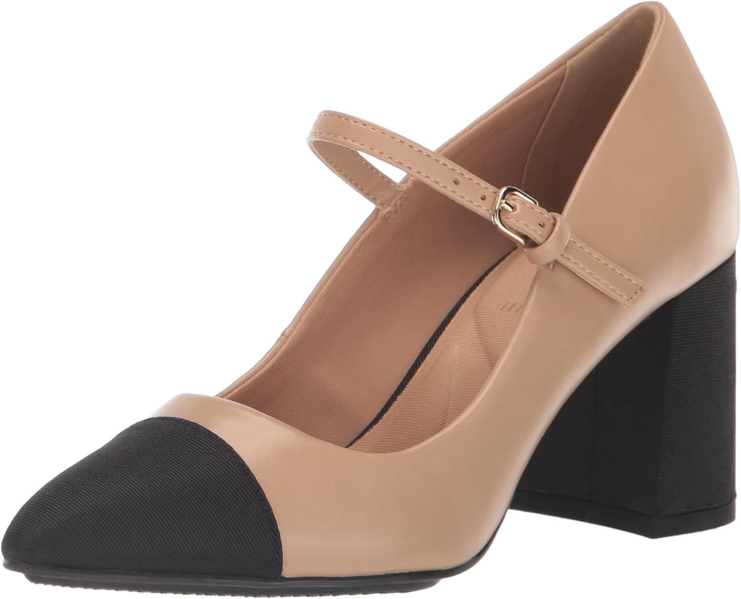Anne Klein Women's Bryant Pump, Nude Black, 6