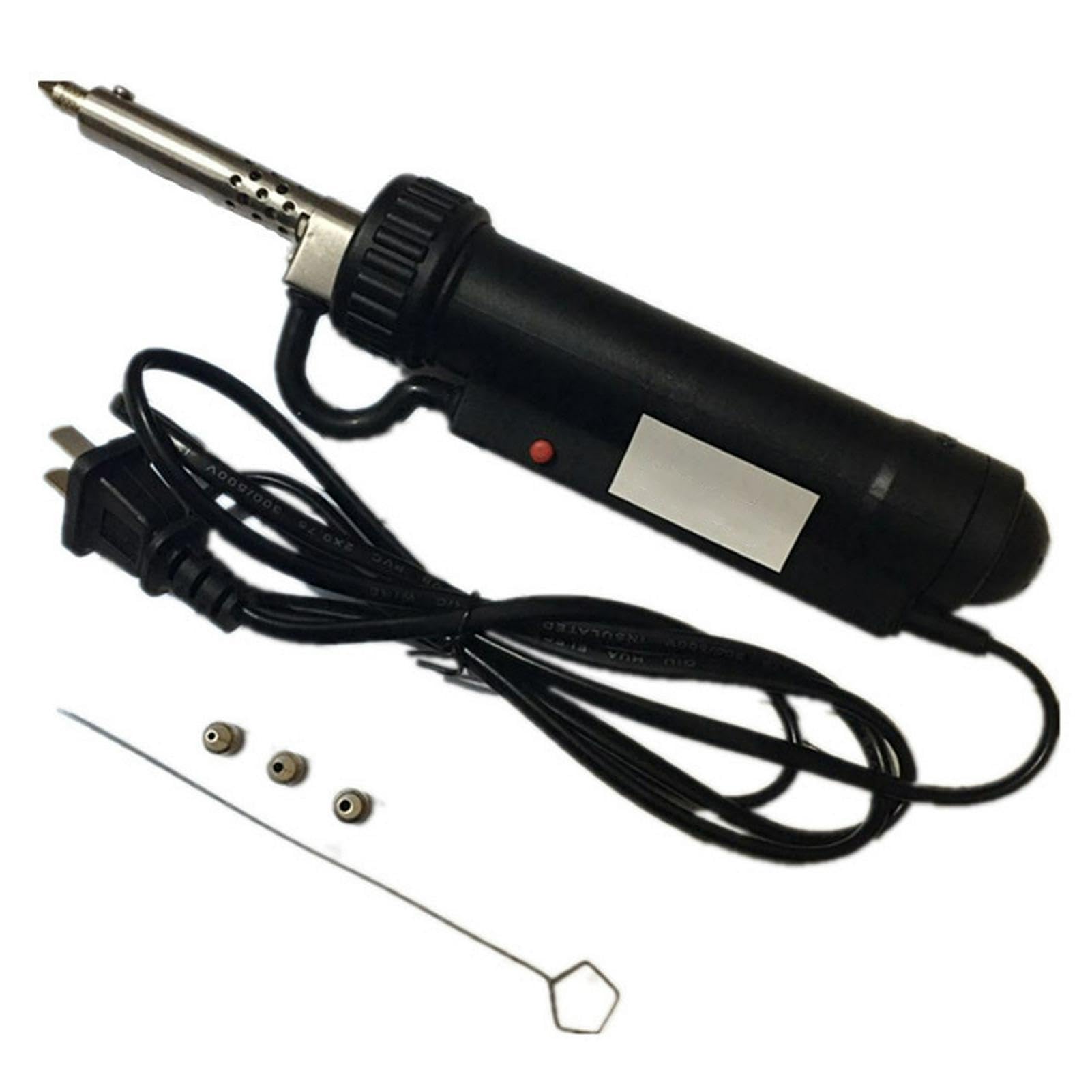 Aspiradora de soldadura eléctrica, 30 W, 120 V, herramienta portátil de reparación de hierro, bomba de desoldador, herramientas de soldadura de hierro, herramientas de succión automáticas