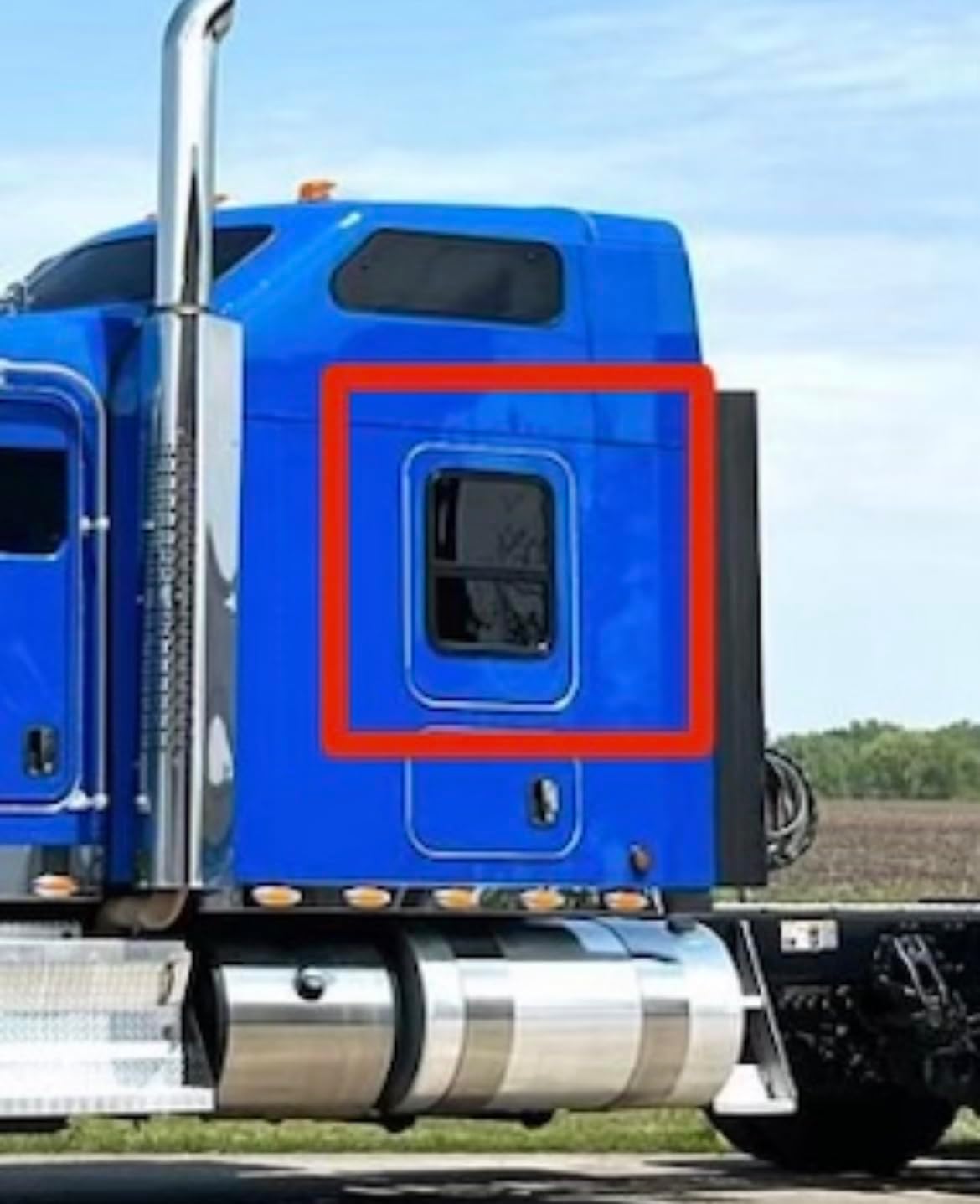 Curtain Compatible with Kenworth W900 T660 T800 T600 Sleeper Window Curtain/Cover. (Black)