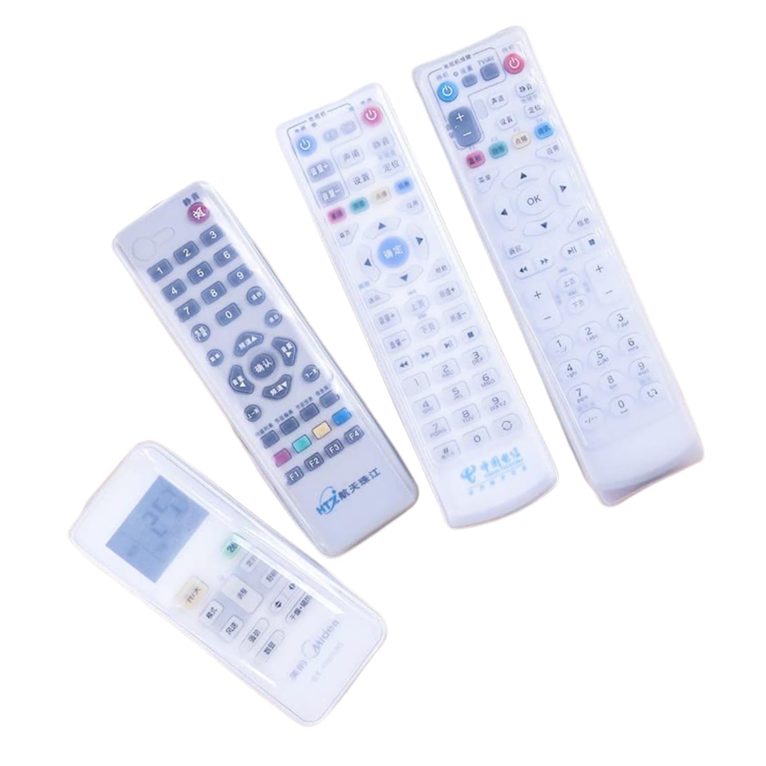 KARMANSH Silicone TV Remote Control Cover & Air Conditioner Case – Waterproof Storage Bag with Transparent Anti-Dust Protector, Clear Controller Skin Pouch (1 Pack) (B0DGT3YDQD) Amazon Price History, Amazon Price Tracker