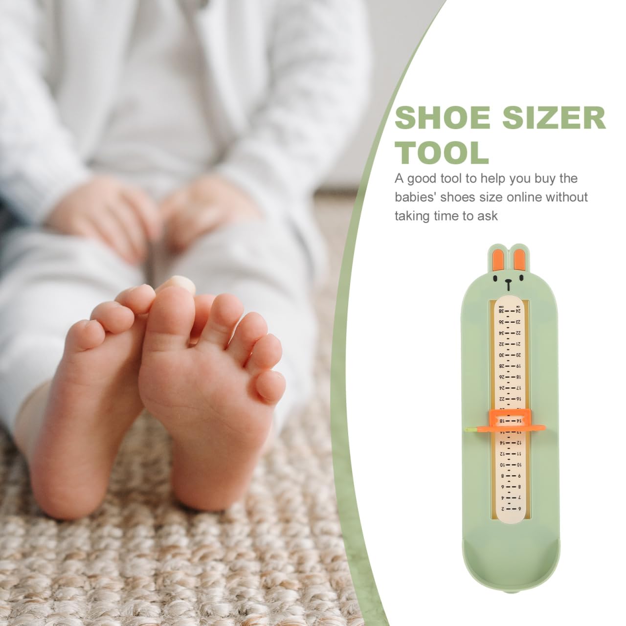 minkissy Dispositif De Mesure Des Pieds Pour Enfants Règle Ajustable Outil De Mesure Pied Enfant Taille Française Chaussures Bébé Garçon Fille À Domicile