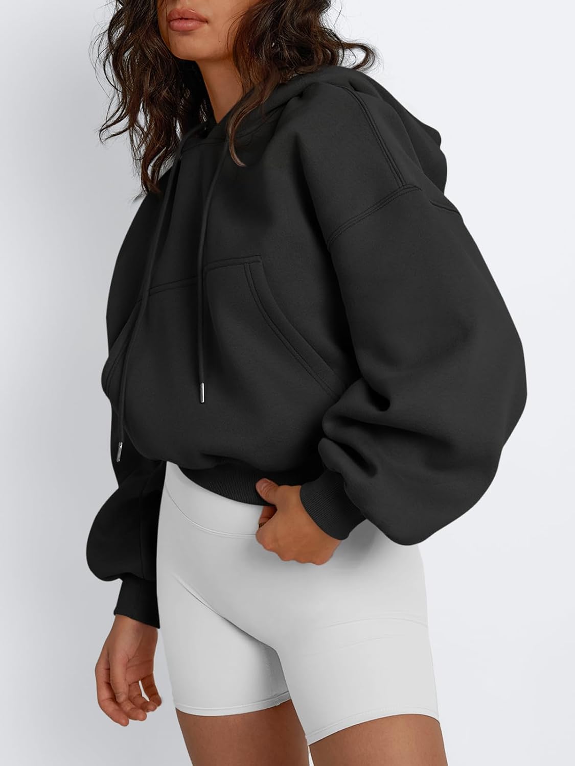 Trendy Queen Womens Cute Cropped Hoodies Y2k Long Sleeve Sweatshirts Fall Fashion Outfits Winter Sweater Clothes 2026 - Image 3