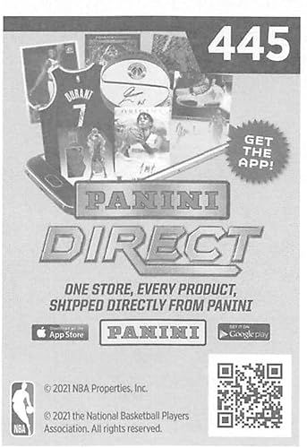 Miniatura 2 de 2020-21 Panini Stickers #445 Carmelo Anthony FOIL/Star Player Official NBA Basketball Album Sticker Measuring 2.75 inch tall X 2 inches wide in Raw