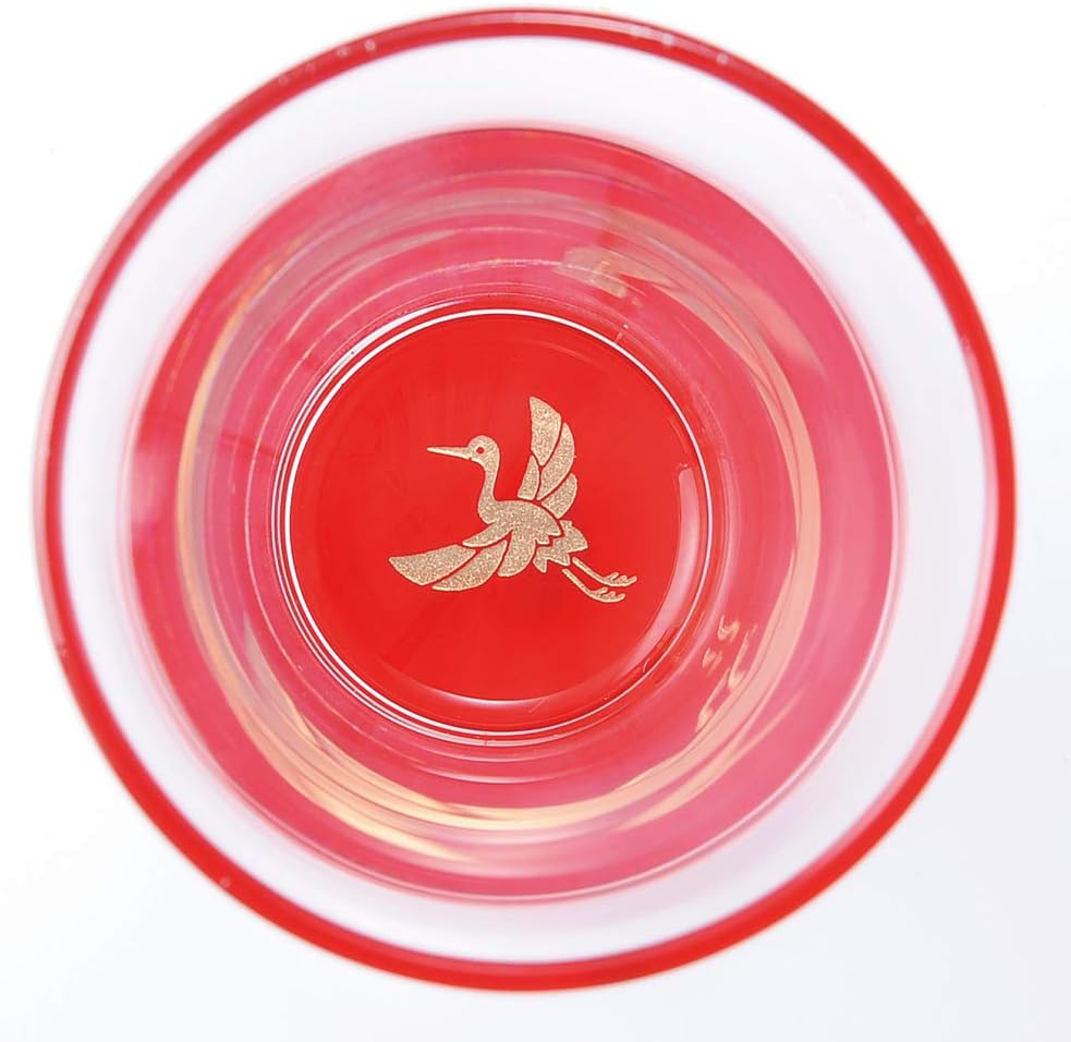 Nakanishi Kogei 0770049 Colorimon de Verre Bite Glass/Mass Set, Pair Set, Made in Japan