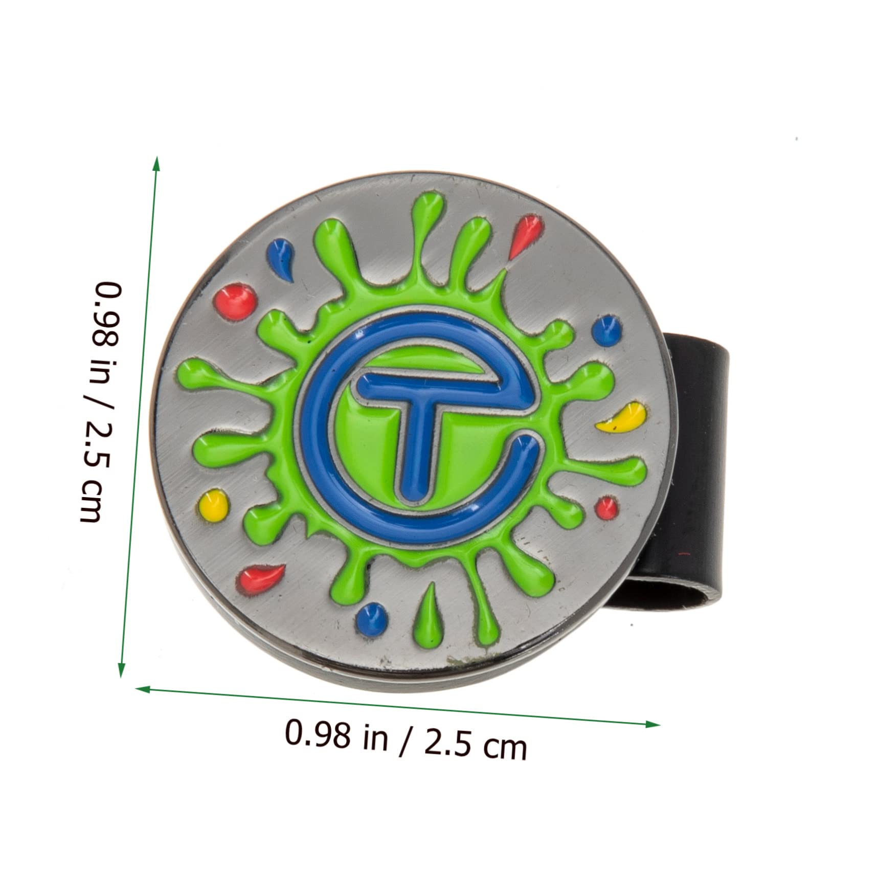 BESPORTBLE 15pezzi Clip Golf Magnetica Marcatore Palline Portatile per Cappelli e Visiera Accessorio Golf Resistente e Versatile Facile da Attaccare su Cinture e Abbigliamento per Golfisti
