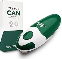 Vista 1 de Kitchen Mama Auto 2.0 Abridor de latas eléctrico: la cuchilla abre casi cualquier lata de pop o refresco - Automático, manos libres, seguro, borde