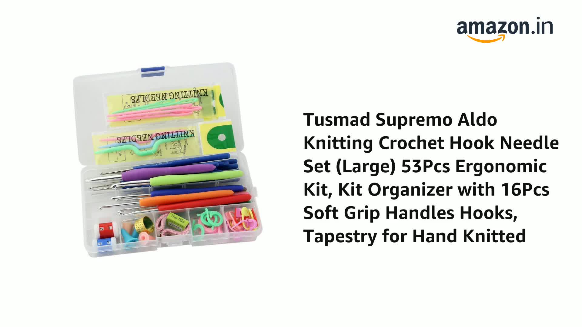 Tusmad Supremo Aldo Knitting Crochet Hook Needle Set