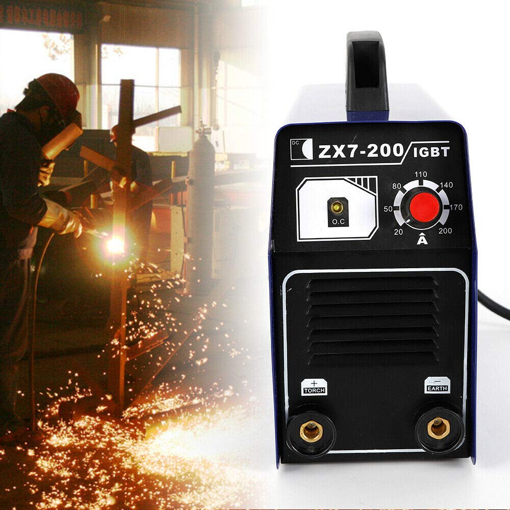 20-120 A IGBT - Soldadora eléctrica con inversor de inversor de electrodos, soldador eléctrico, monofásico, 220 V CC, para acero al carbono, acero inoxidable