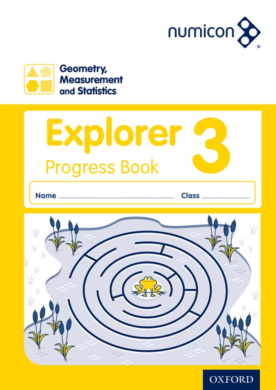 Geometry, Measurement and Statistics 3 Explorer Progress Book (Numicon Teaching Programme)