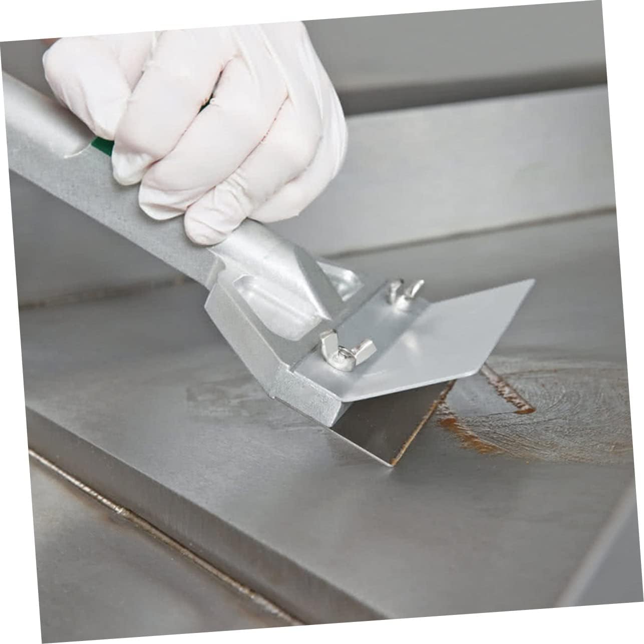 VANZACK Camping Griddle Tool Grill Scraper Professional Cooking Scraper Multi-use Stainless Steel Blade