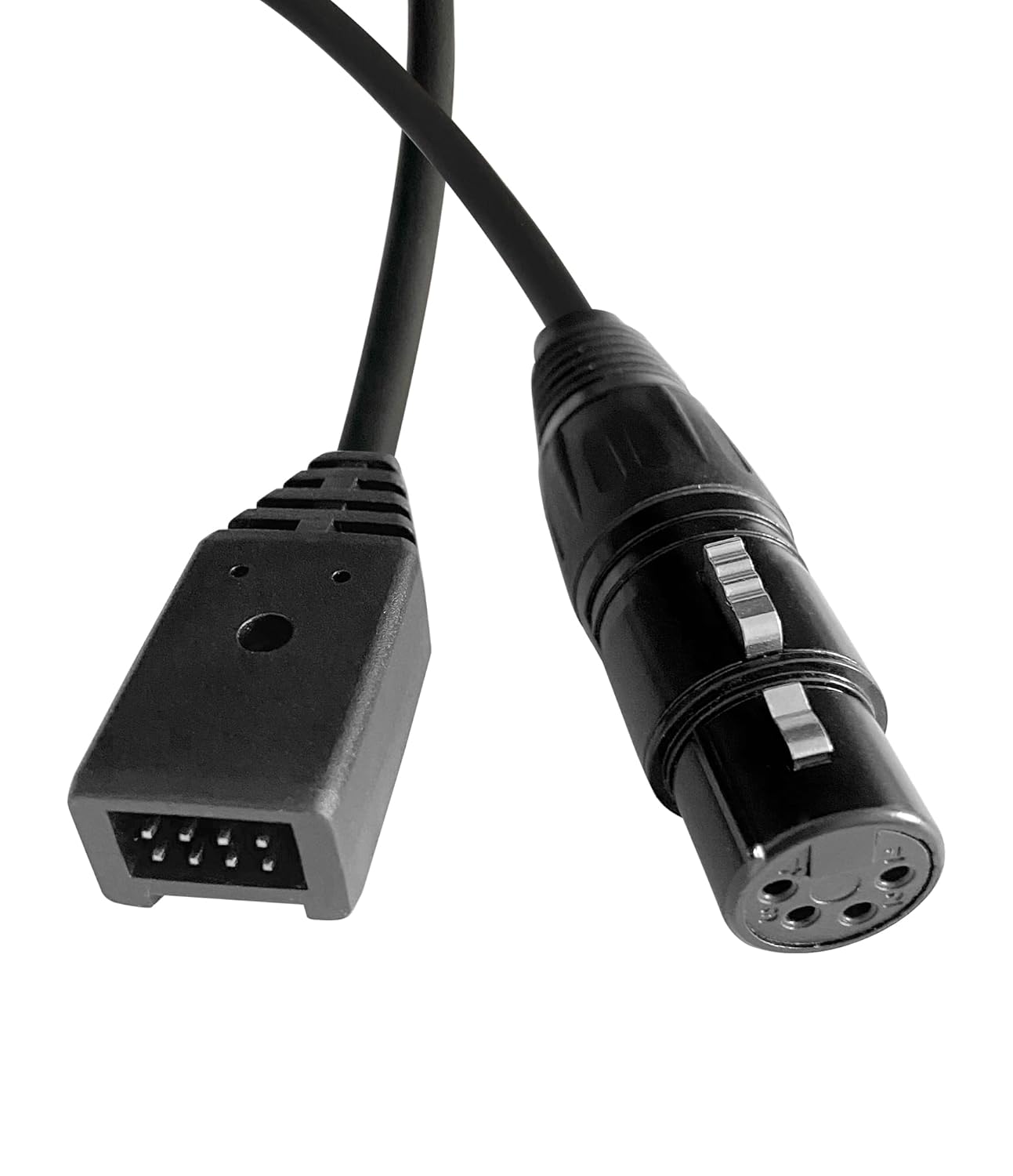 Replaceable Headset Cable for Clear-Com 110(5ft), XLR Connector Microphone Headphone Cord for Clear-Com CC-300-X4 CC-110-X4 CC-220-X4 CC-400 Headsets, 4 Pin XLR Female Adapter Headphone Wire(4 Pack)