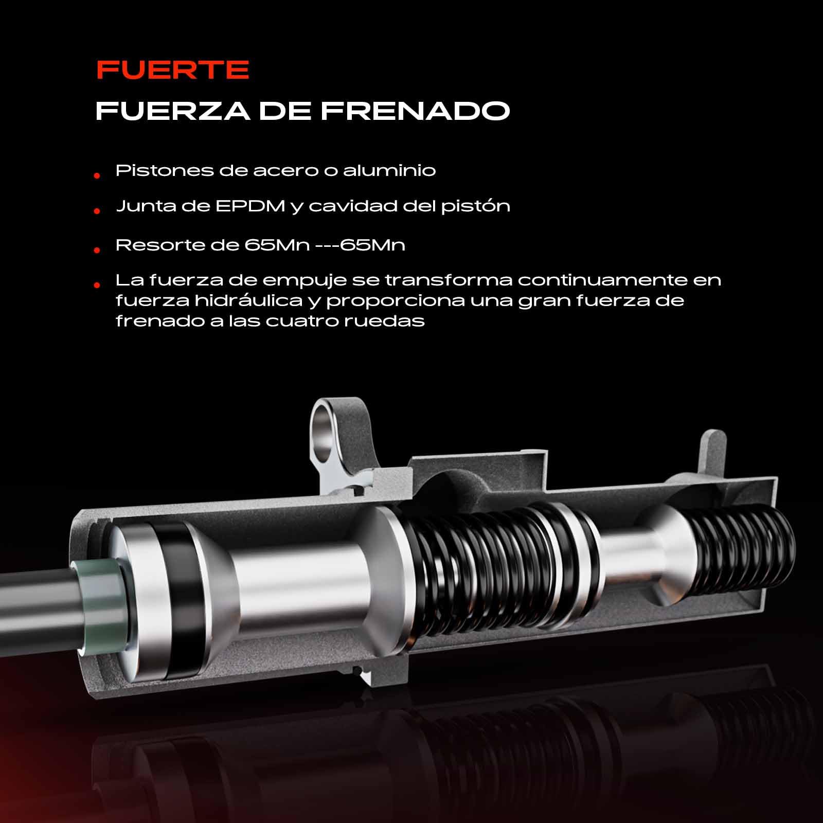 Frankberg Bomba de freno Cilindro de freno Compatible con Radiador de refrigeración por agua SJ 1.9 D AWD Vitara cabrio ET TA 1.6 Radiador de refrigeración por agua SJ 1.9 D Replace# 00000A00721