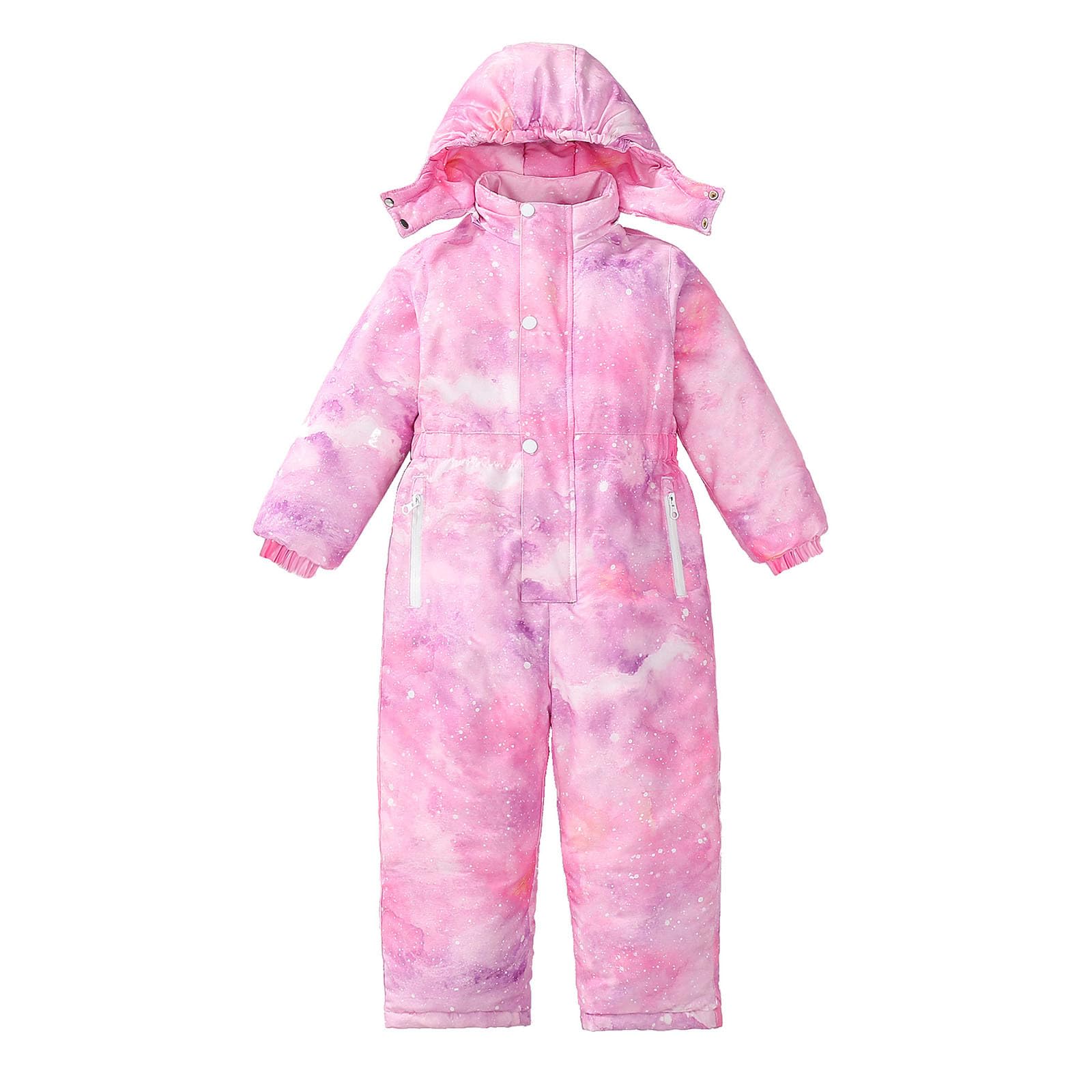 Generisch 2026 Niños Niños Niñas Invierno Espesar Abrigo Desmontable Chaqueta Traje de Nieve Niño a Prueba de Viento Cálido Mono Outwear Nieve Vestir