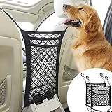 XIAQIU Auto Rücksitz Netz Netztasche Auto, Netztasche Kofferraum, Auto Organizer Schutznetz Autositz Aufbewahrungsnetz Organisationsnetz Halter Barrier für Hunde Pet Barriere 3 Schicht