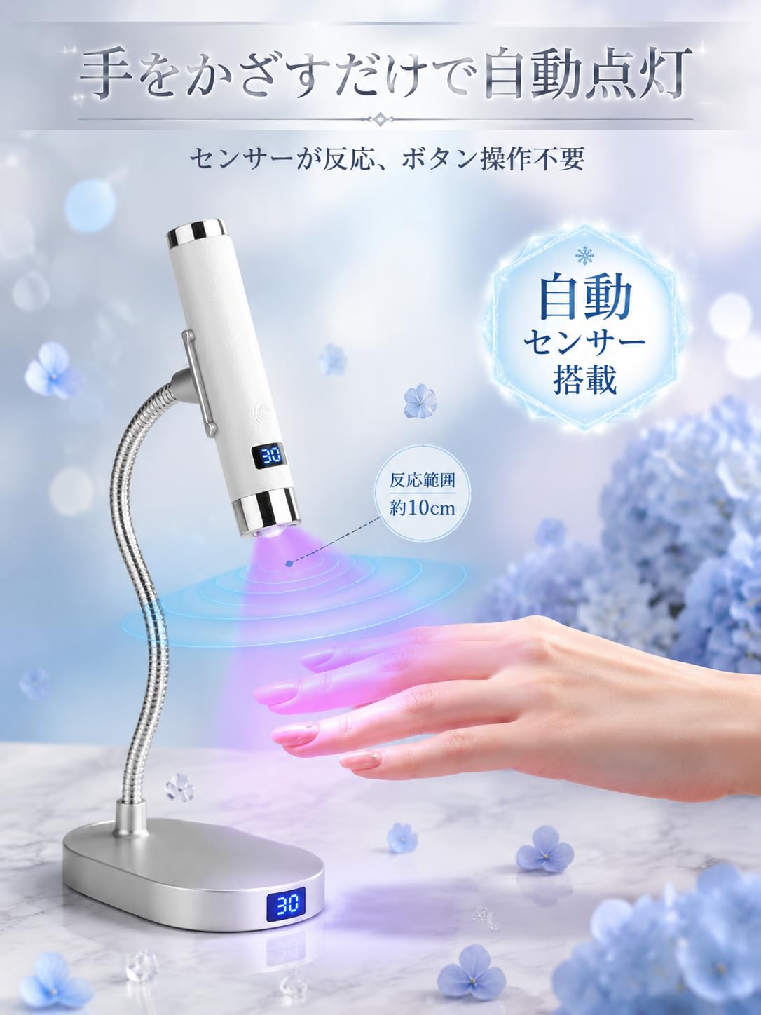 Amazon.co.jp: ジェルネイル ライト uvライト ネイルライト ledライト