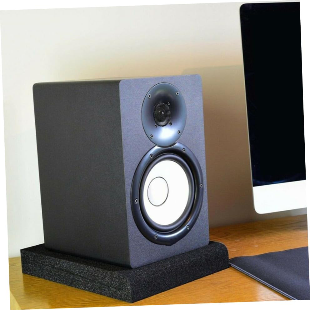 Black Speaker Isolation Pad High Density Sponge Noise Reduction Cushion miniatura 4