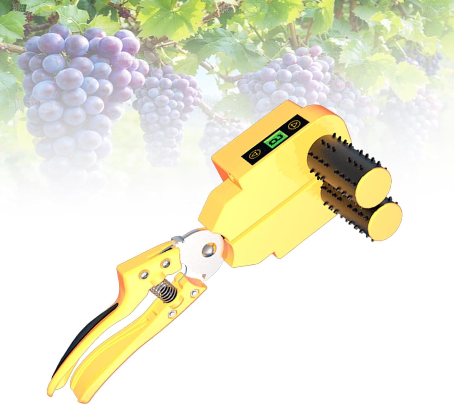 Tijeras eléctricas para aclareo de uvas, herramienta de poda de velocidad ajustable