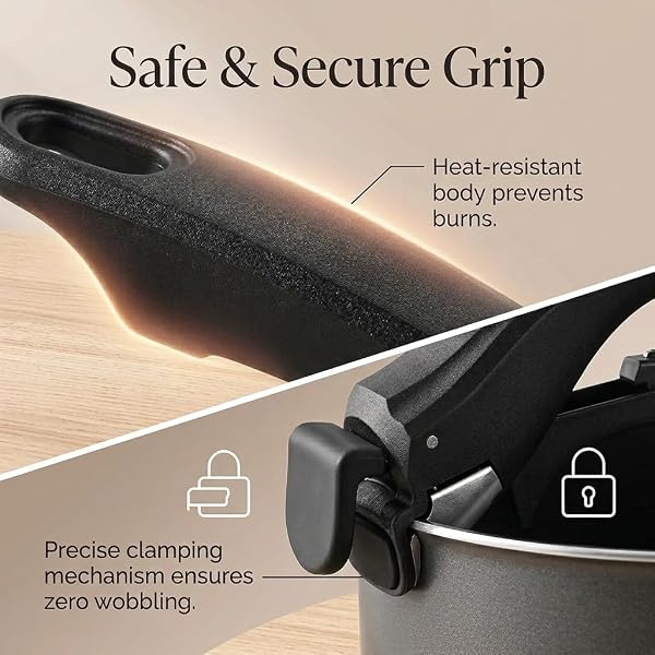 Poignée Casserole Amovible Universelle Manche Détachable Résistant 250 °C Poignée Antidérapante Remplacement Ergonomique pour Poêle À Frire et Batterie de Cuisine Empilable Ustensiles Cuisine - 4