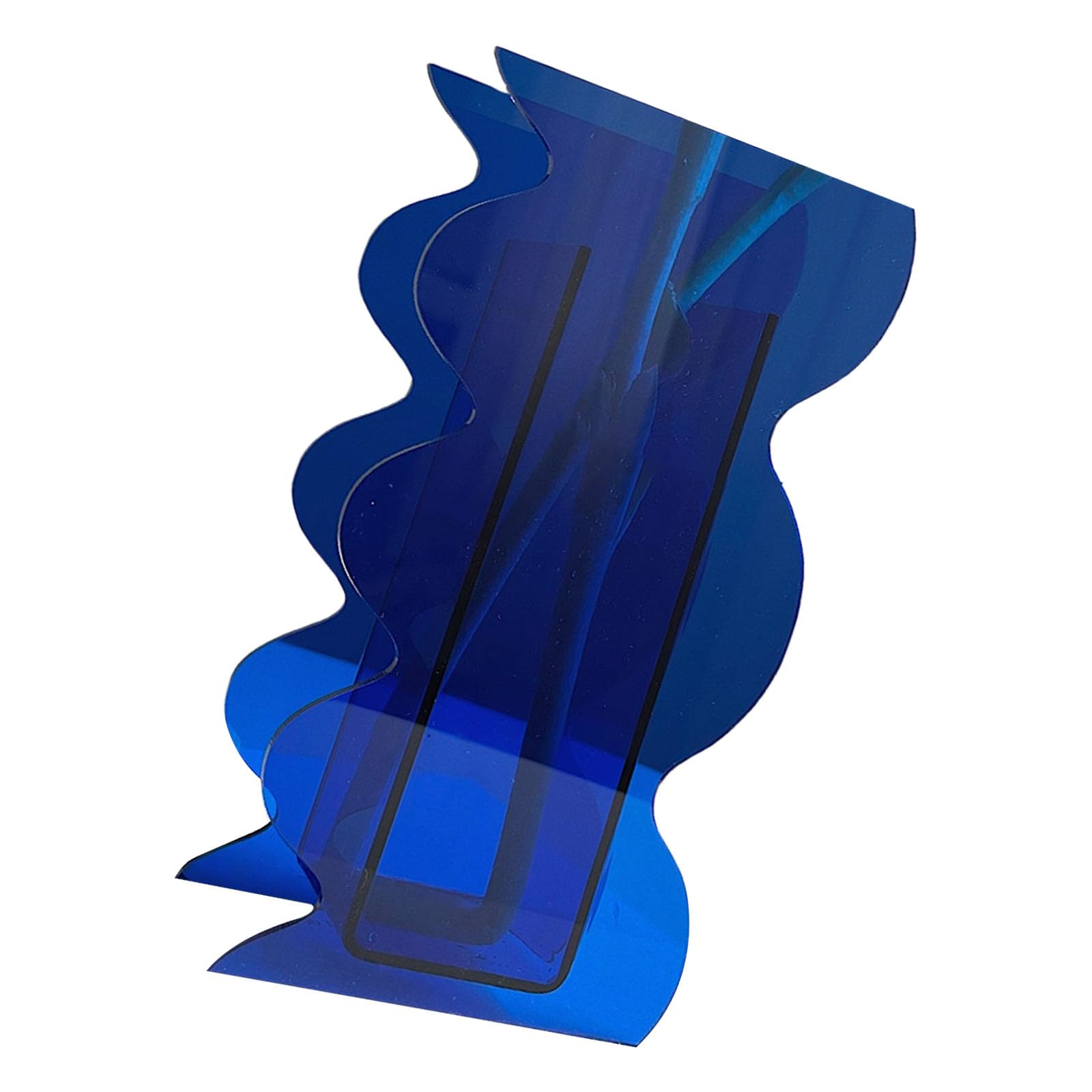 Yrohgkpn Blue Contemporary Acrylic Planter Vases Decors For Flowers And Hydroponic Shatters Proof Structure Ideal For Indoor Gardening Acrylic Planter