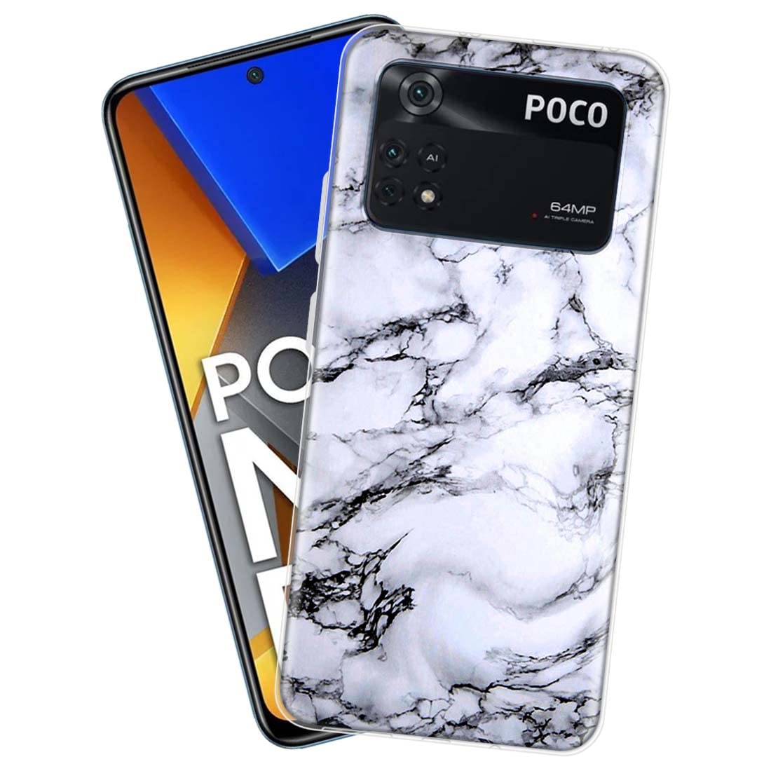 Fashionury Silicone Designer Soft Back Cover Case Compatible for Poco M4 Pro 4G-D0901, Multi-Coloured (B0B1JH2XW3) Amazon Price History, Amazon Price Tracker