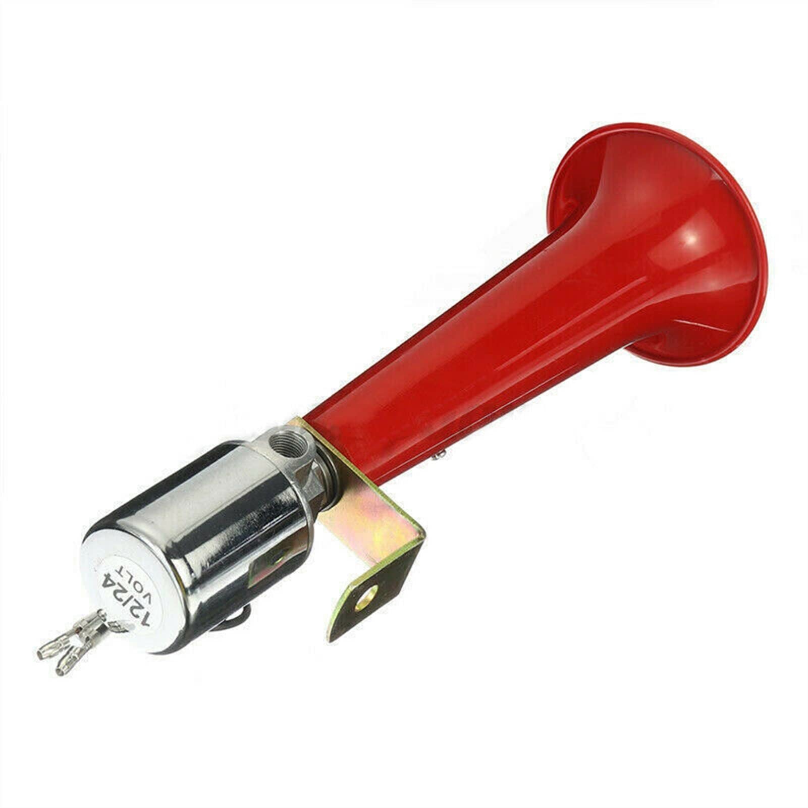 Altavoces de aire para camiones, coches, barcos Bocina de aire for coche de 180db, bocina de tren, trompeta única for cualquier vehículo de 12 V/24 V, camiones, SUV, altavoz único fuerte, bocinas de a