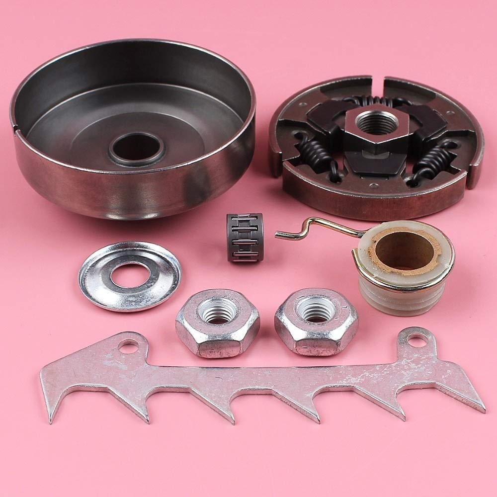HAOHAO El Conjunto de Embrague del Embrague del Tambor .325-7T Púa de Tope Bar nueces Engranaje de Gusano Kit for Stihl MS250 MS230 MS210 025 023 021 Piezas de la Motosierra